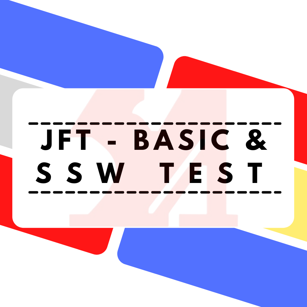 JFT – Basic & SSW (Specified Skilled Worker) Test di Indonesia